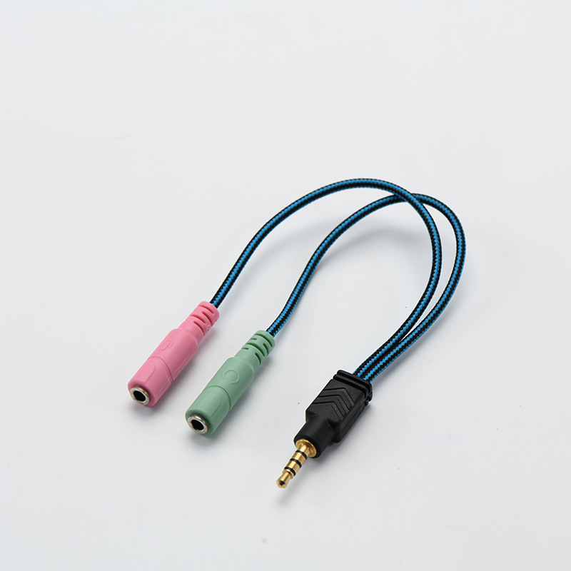 3.5mm耳機轉接線 電腦與筆記本麥克風音頻線一分二二合一功能與價值解析